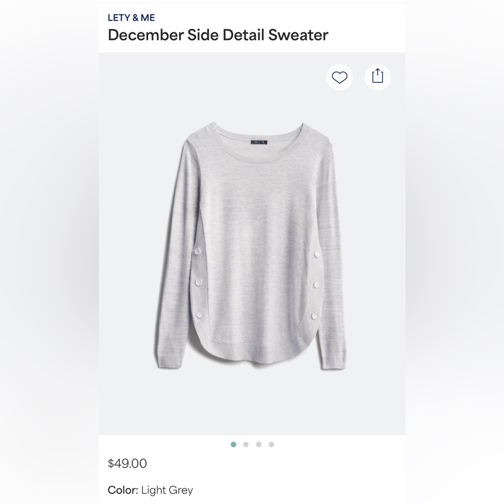 Grey StitchFix sweater